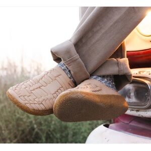 New Free People Malibu Thunderbird Vegan Leather Clog Mule Shoes Sz 7